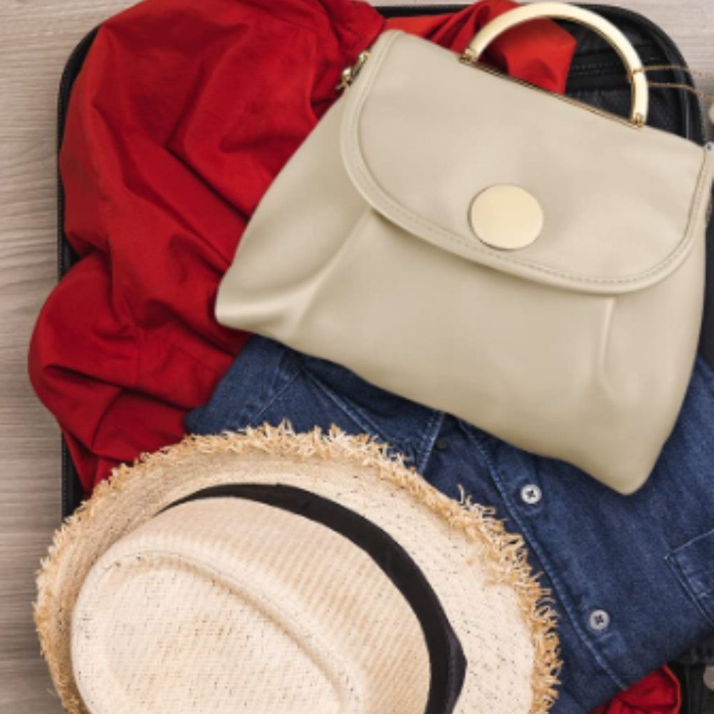 Cream Cosmetic Travel Bag Purse Sophisticated and Strongly Stylish Organization - Picture 4 of 4